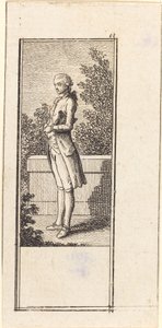 Junger Mann mit Hut unter dem Arm von Daniel Nikolaus Chodowiecki