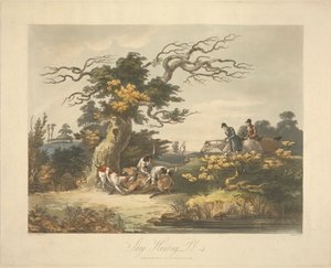 Satz von vier: (4) Hirschjagd