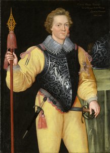Porträt eines Mannes, möglicherweise Sir Robert Sidney (1563-1626) von Daniël van den Queborn