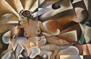 Femme Cubiste, von Baranov-Rossine, Vladimir Davidovich von Daniel Vladimir Baranoff Rossine