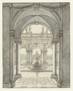 Platz vor einem Renaissancepalast