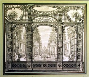 Studie für ein dekoratives Wandgemälde von Daniel the Younger Marot