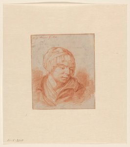 Studie eines Frauenkopfes von Daniël Batavus Voorman