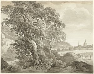 Landschaft nach Ruisdael