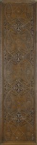 Ein Fries mit stilisierten botanischen Motiven und klassischer Blattbordüre, ca. 1893 von Dankmar and Sullivan Louis Adler