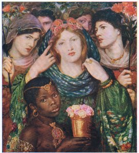 Die Geliebte, Illustration aus My Magazine (Arthur Mee), ca. 1920-30 von Dante Gabriel (after) Rossetti