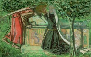 Arthurs Grab: Sir Launcelot trennt sich von Guenevere, 1854