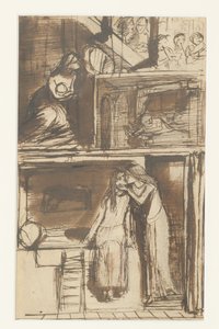 Fair Annie - Illustration zu einer Ballade von Dante Gabriel Charles Rossetti