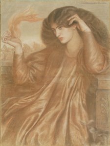 La Donna della Fiamma von Dante Gabriel Charles Rossetti