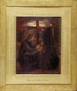 Maria im Haus des Heiligen Johannes von Dante Gabriel Charles Rossetti