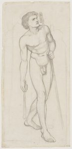 Studie für Altarbild von Dante Gabriel Charles Rossetti