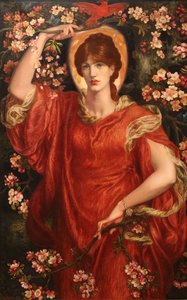 Eine Vision von Fiammetta von Dante Gabriel Charles Rossetti