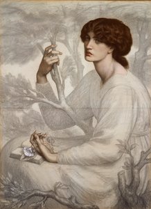 Der Tagtraum, spätes 19. Jahrhundert von Dante Gabriel Rossetti