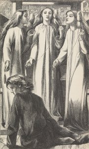 Der Musikmeister, 1855 von Dante Gabriel Rossetti