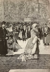 Kürassiersaal im Quirinal während einer Feier, Rom, Italien