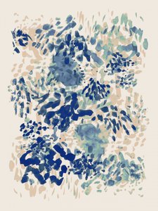 Abstrakte blaue Striche