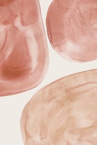 Erdige Aquarellformen