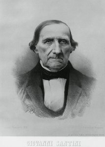 Porträt von Giovanni Santini (1787-1877), italienischer Astronom, Mathematiker und Wissenschaftler