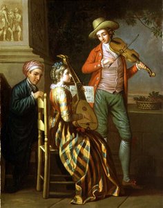 Eine neapolitanische Musikgesellschaft, ca. 1775 von David Allan