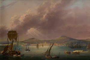 Dundee vom Fluss aus, ca. 1835