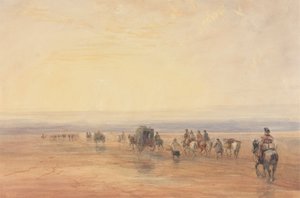 Überquerung der Lancaster Sands von David Cox