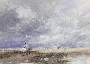 Zum Heufeld, ca. 1855 von David Cox