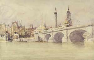 London Bridge, 1831 von David Cox