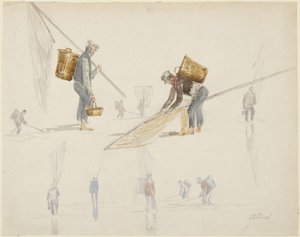Studien von Fischern von David Cox