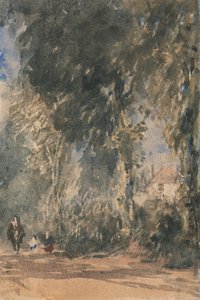 Die Abteitoren mit Blick auf Greenfield House von David Cox