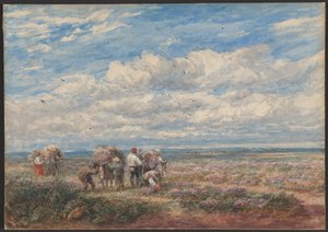 Die Heidekraut- oder Ginstersammler von David Cox