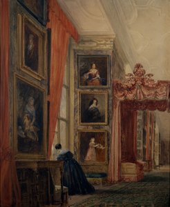 Die Lange Galerie in Hardwick von David Cox