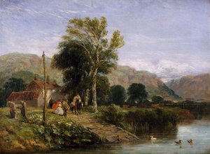 Warten auf die Fähre, 1845