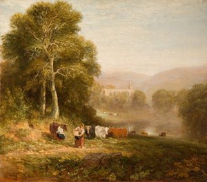Bolton Abbey, 1844 von David Cox the elder