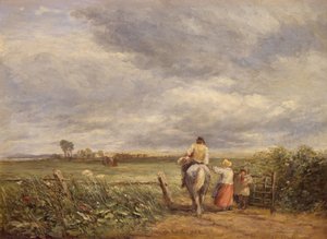 Zum Heufeld gehen von David Cox the elder