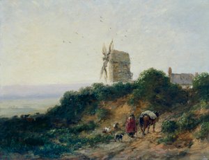 Der Weg zur Mühle, 1849 von David Cox the elder
