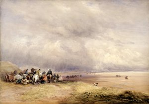 Ulverston Sands, 1835 von David Cox the elder
