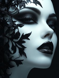 Dunkle florale Schönheit