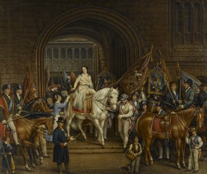 Lady Godiva Prozession von 1829, 1867 von David Gee