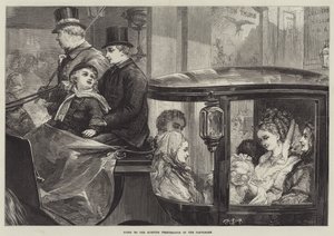 Auf dem Weg zur Morgenaufführung des Pantomime von David Henry Friston
