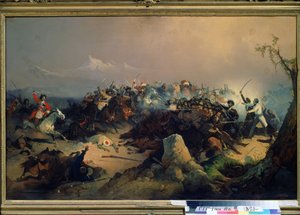Angriff der Tscherkessen auf die russische Kavallerie am 24. Mai 1846