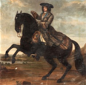 Porträt von Karl XI. von Schweden, 1696