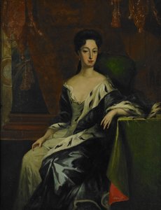 Porträt von Prinzessin Hedvig Sofia von Schweden, Herzogin von Holstein-Gottorp, Ende des 17. Jahrhunderts von David Krafft von