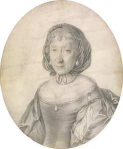 Porträt einer Dame, 1666 von David Loggan
