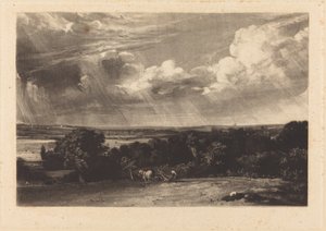 Ein Sommerland von David Lucas after John Constable