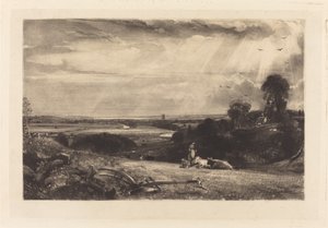 Sommermorgen von David Lucas after John Constable