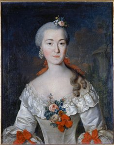 Porträt von Maria Ivanovna Tatishcheva von David Luders