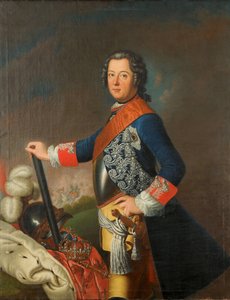 Porträt von Friedrich II., bekannt als Friedrich der Große, König von Preußen