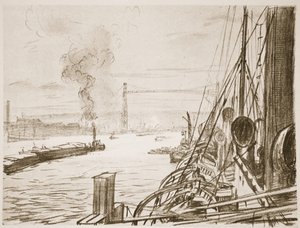 Ein Hospitalschiff an einer Basis, Illustration aus 