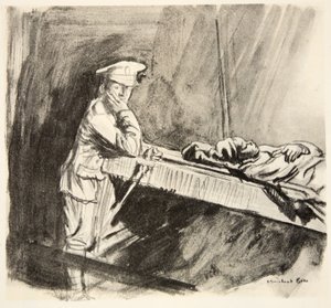Einschiffung der Verwundeten, Illustration aus 