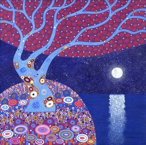 Mitternachtsmond, 2016 von David Newton